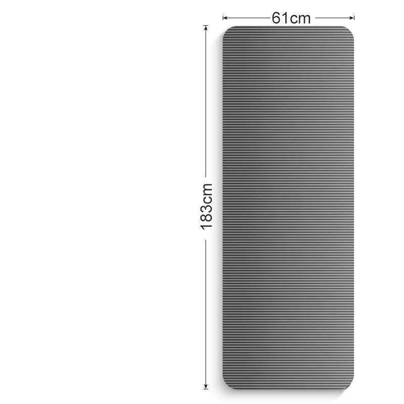 Fitness plastic yoga mat