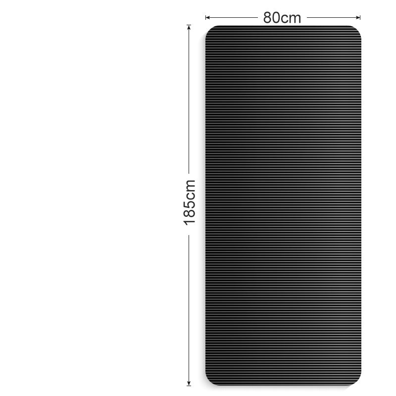Fitness plastic yoga mat