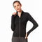 Women jacket Long sleeve yoga wear jacket for running female