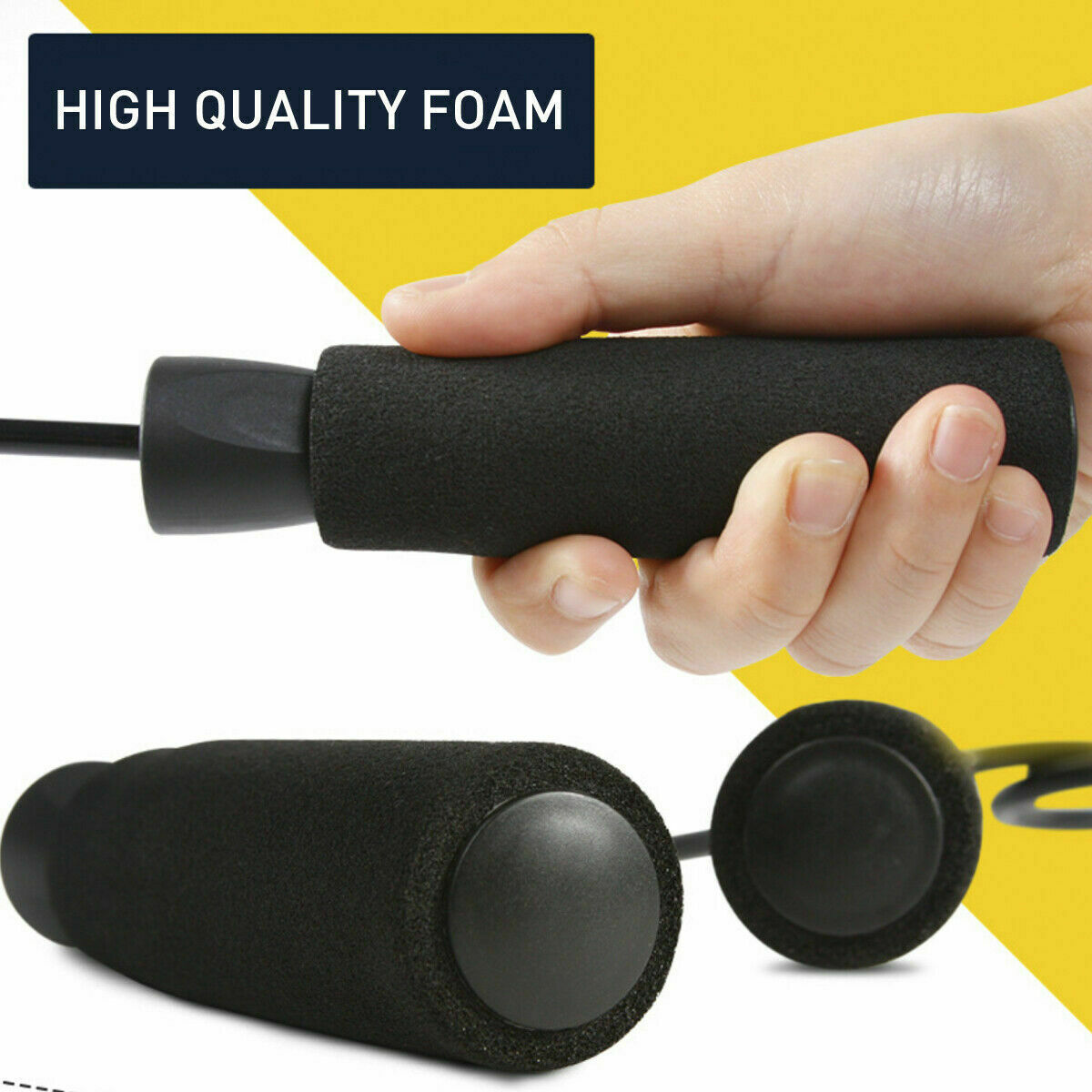 10 feet Adjustable, Bearing Speed, Tangle-Free Skipping Rope