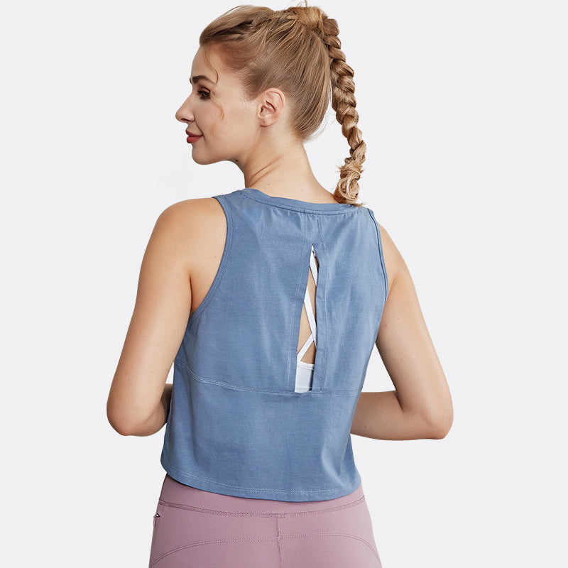 Quick-drying yoga wear sports women's fitness wear shirt