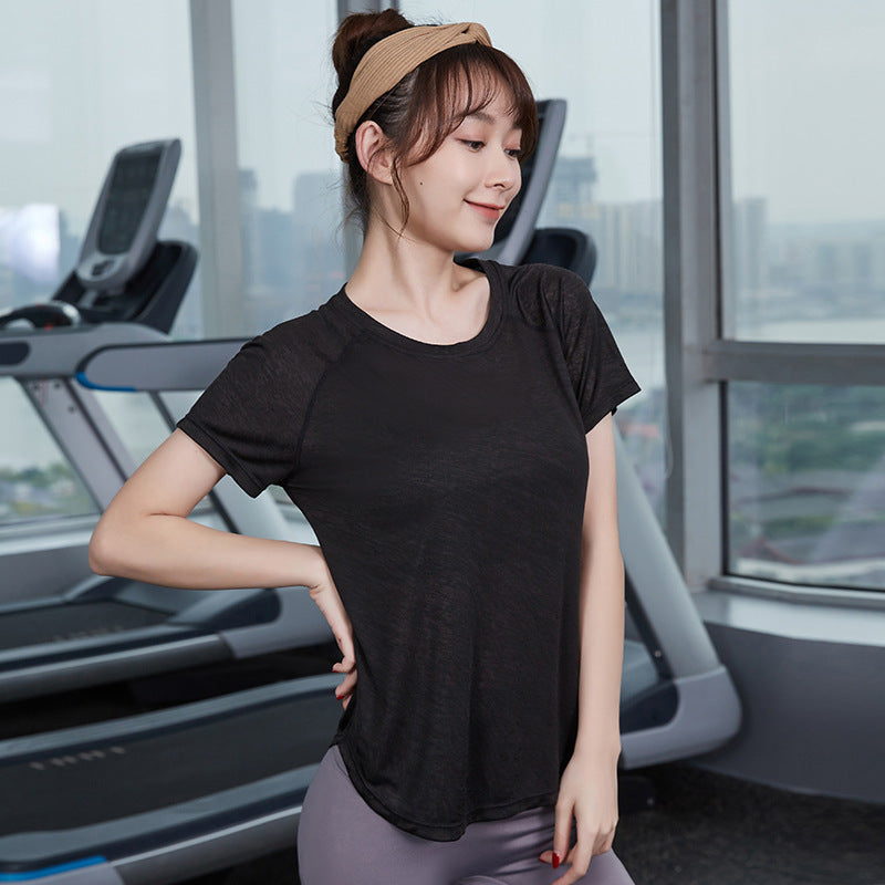 Gym Running Training Loose T-Shirt Women Shirt