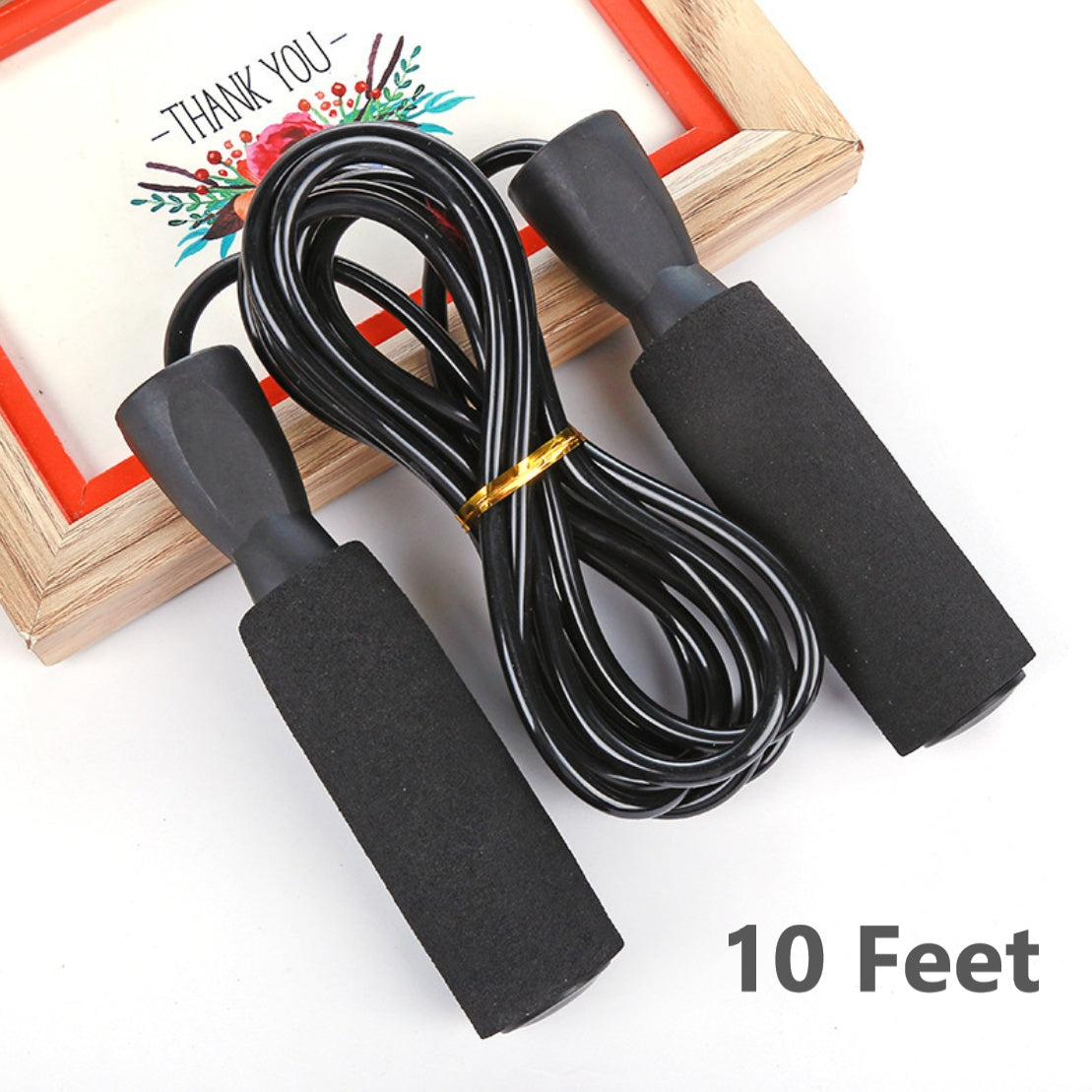 10 feet Adjustable, Bearing Speed, Tangle-Free Skipping Rope