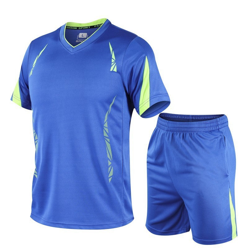 Running Sports Suit Men's Short Sleeve Shorts Shirt