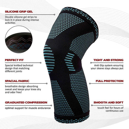 Sports Knee Pads Knitted Sports Knee Pads Compression