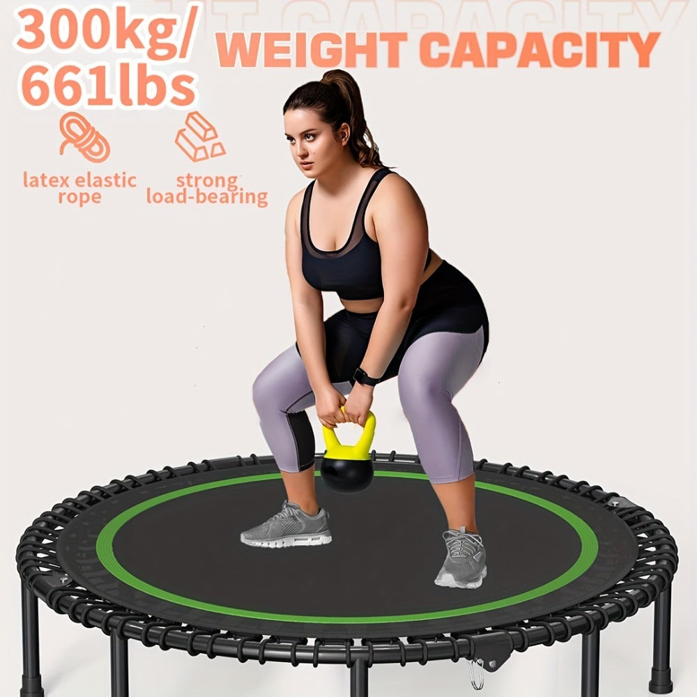 661 Lbs Fitness Trampoline Get in Shape at Home or in the Garden with Our 40 Inch Mini Exercise Trampoline - Stable and Fun