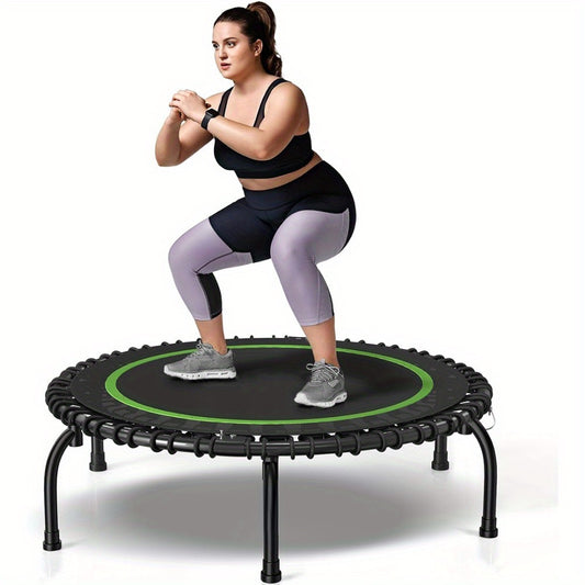 661 Lbs Fitness Trampoline Get in Shape at Home or in the Garden with Our 40 Inch Mini Exercise Trampoline - Stable and Fun