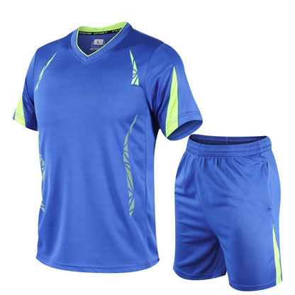 Running Sports Suit Men's Short Sleeve Shorts Shirt