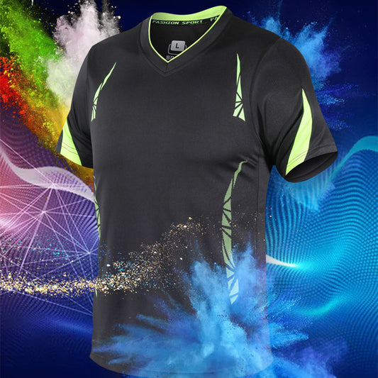 Running Sports Suit Men's Short Sleeve Shorts Shirt